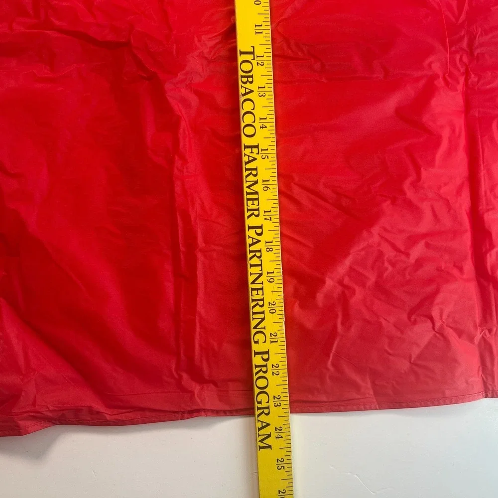 Saks Fifth Avenue Red Garment Bag Suit Dress Cover with Zipper Name Card